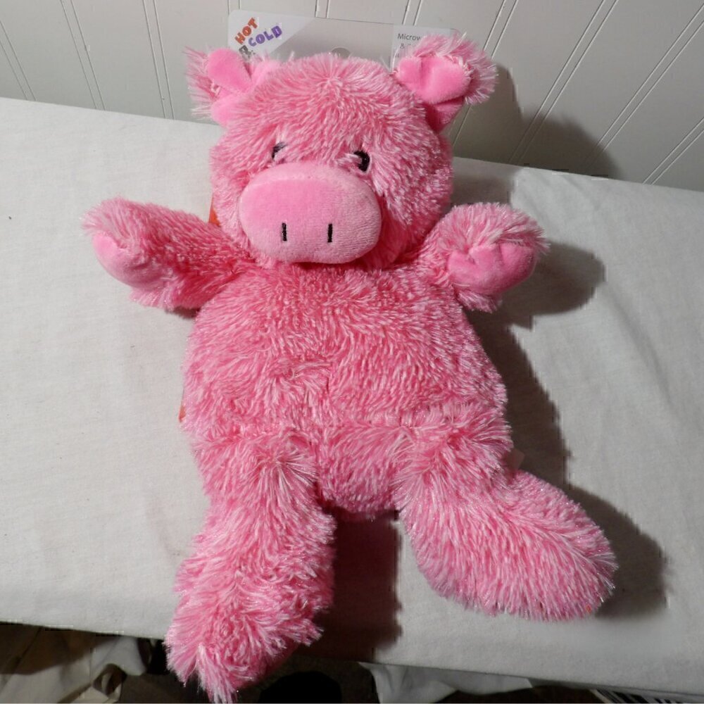 Pig Aromatherapy Hot and‎ Cold Plush Cozy Animal Hugs Bead Buddies